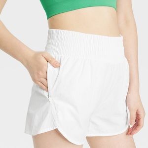 All In Motion Workout Shorts NWT white small